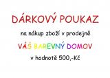 Dárkový poukaz 500,-